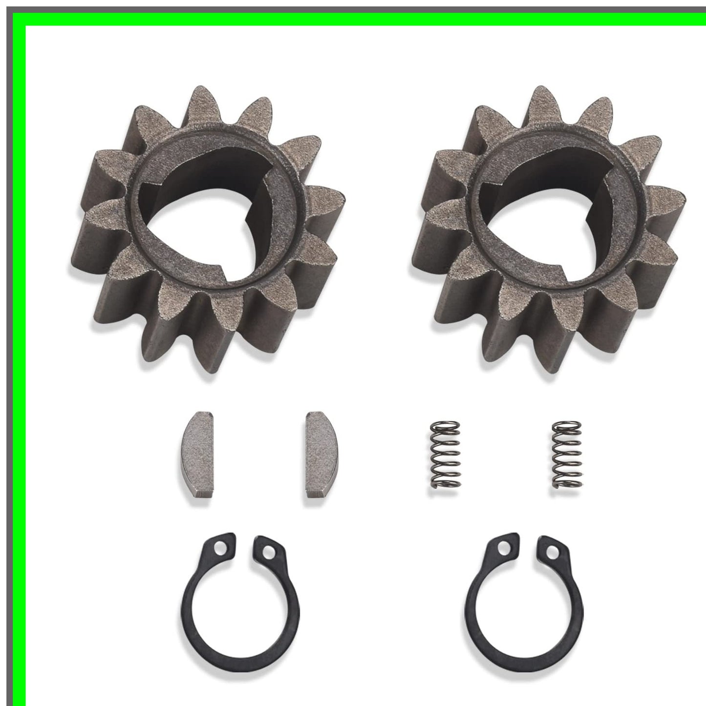 Lawn Mower Drive Gear Kit with Pinion Gears and Springs for Honda Models
