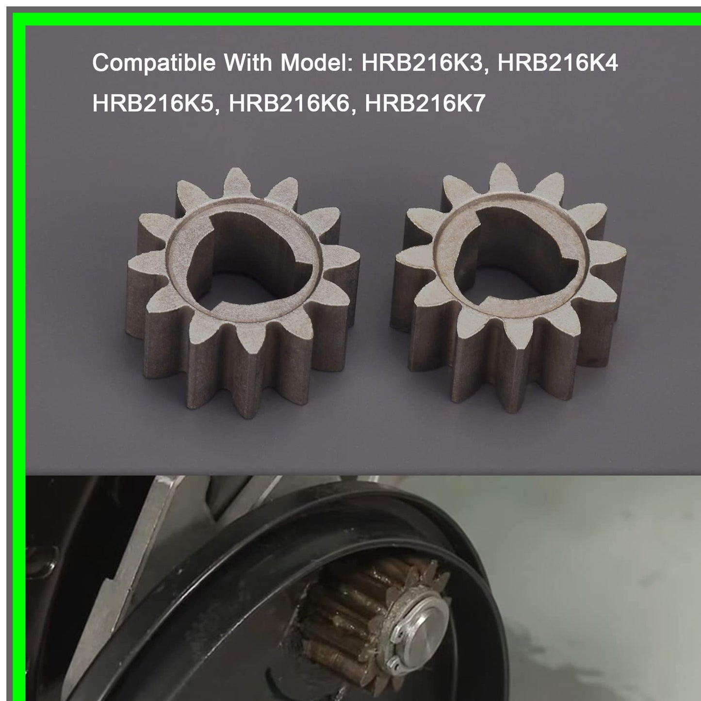 Lawn Mower Drive Gear Kit with Pinion Gears and Springs for Honda Models