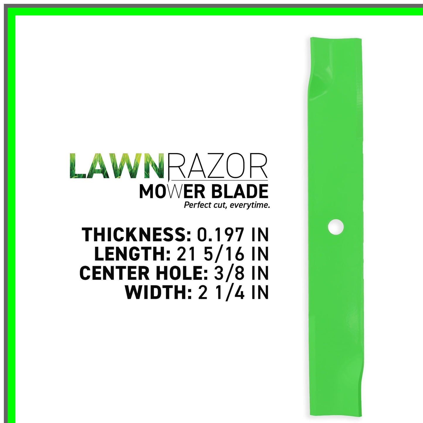 LawnRAZOR Mulching Blade for 22" Walk Behind Mowers JM Series