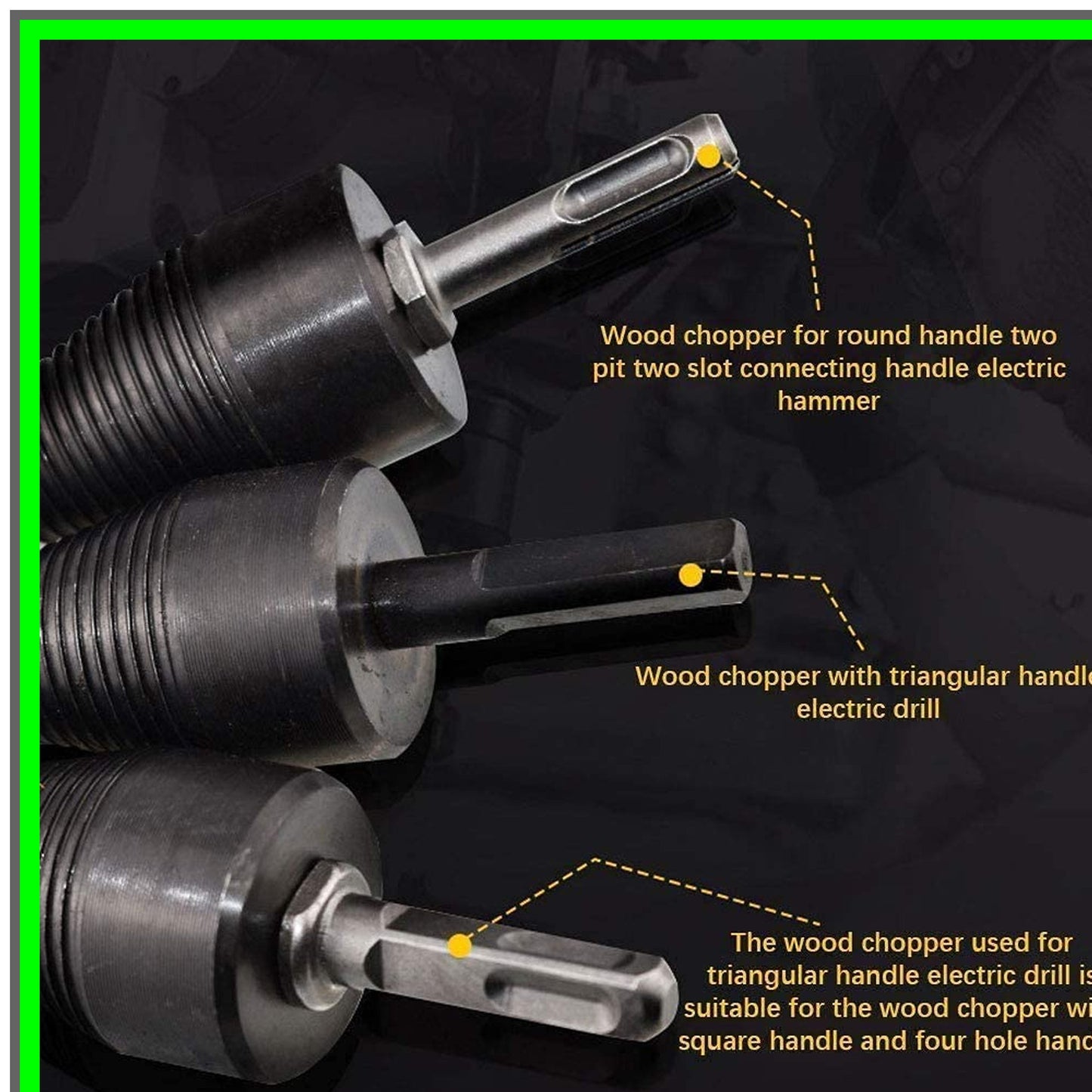 Heavy Duty Wood Log Splitter Drill Bit Set for Efficient Kindling Splitting