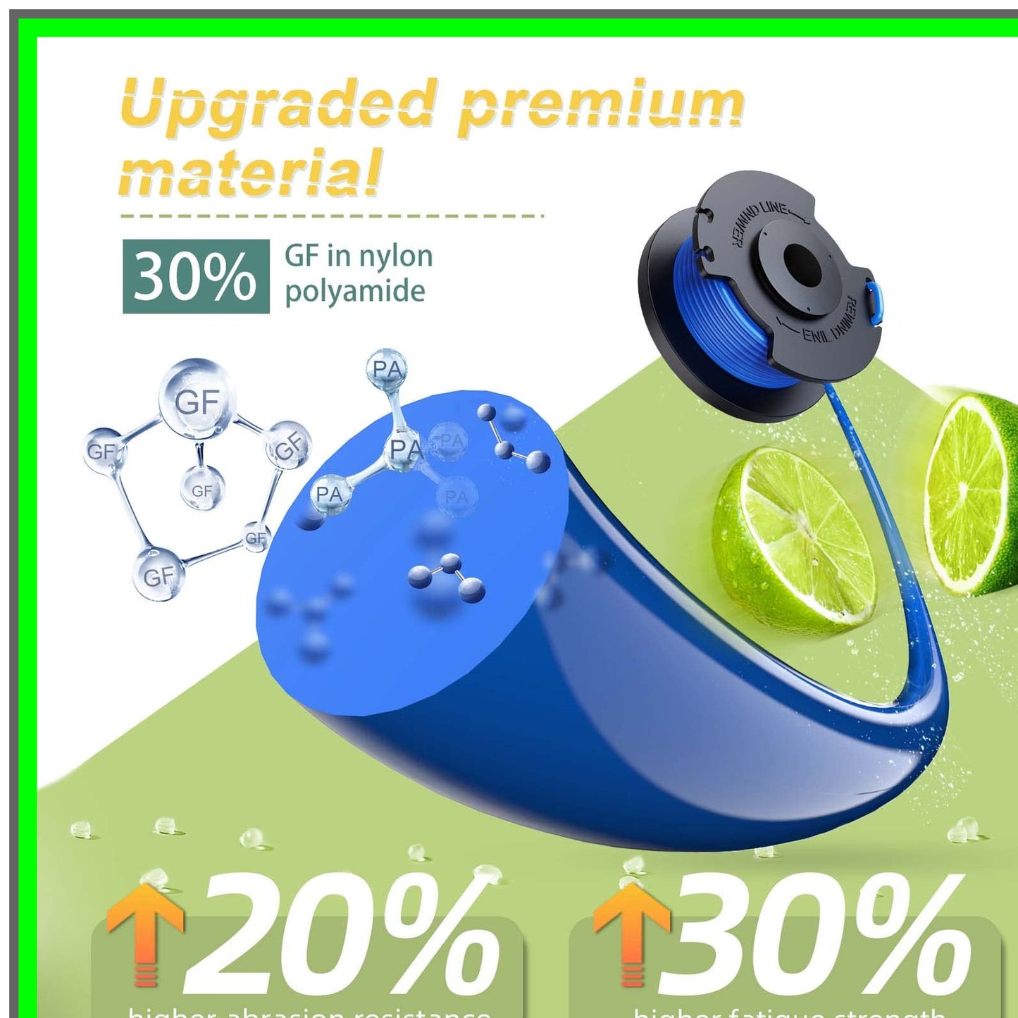 Ryobi One+ Compatible 0.065-Inch Trimmer Line Replacement Spool Pack