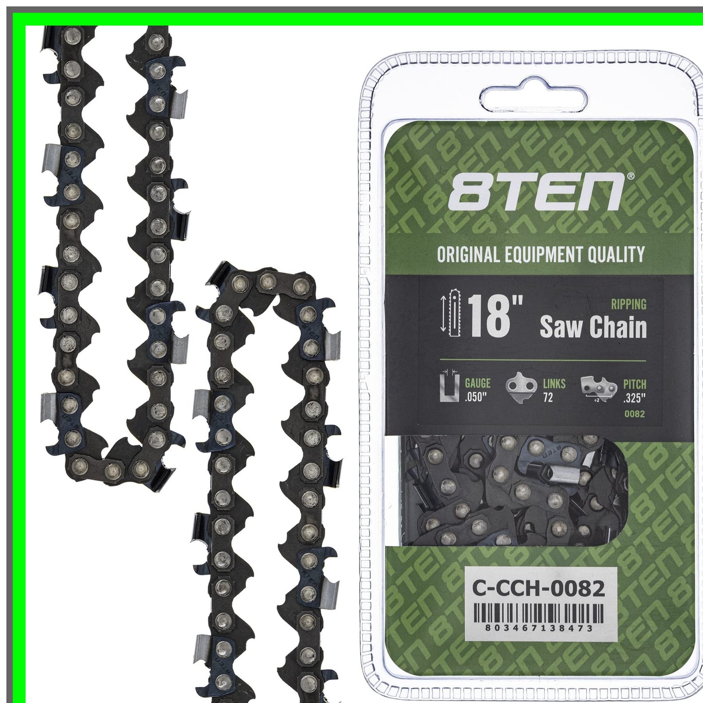 High-Performance 18 Inch Chainsaw Chain for Husqvarna Poulan Models