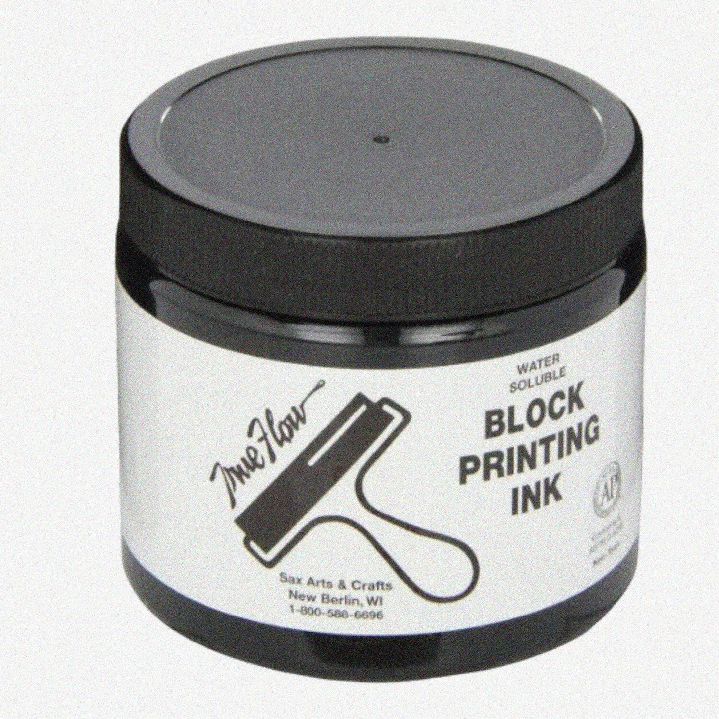 Black Water Soluble Block Printing Ink 16oz