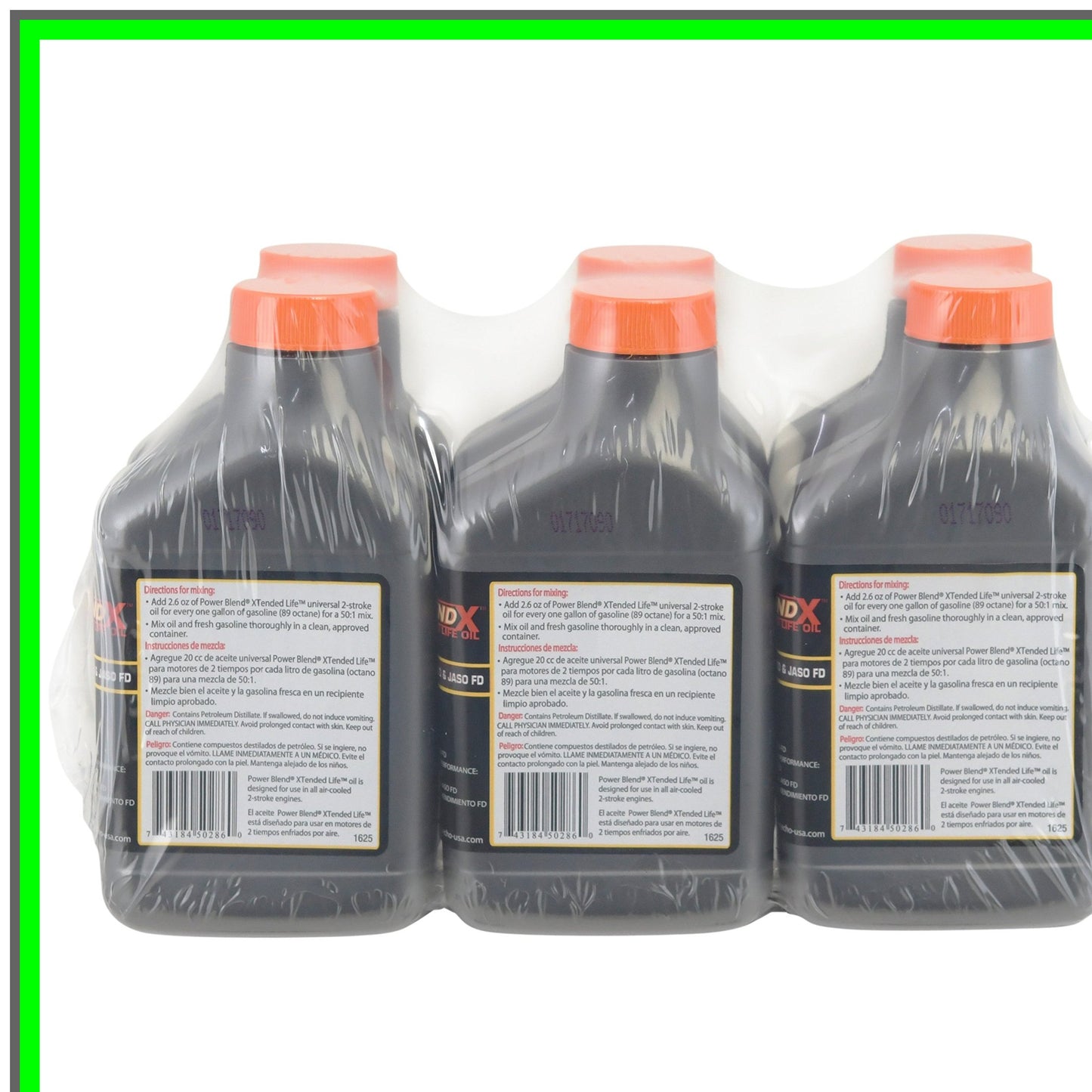 Power Blend Xtended 2-Stroke Oil Mix 50:1 for 2.5 Gallon 6 Pack