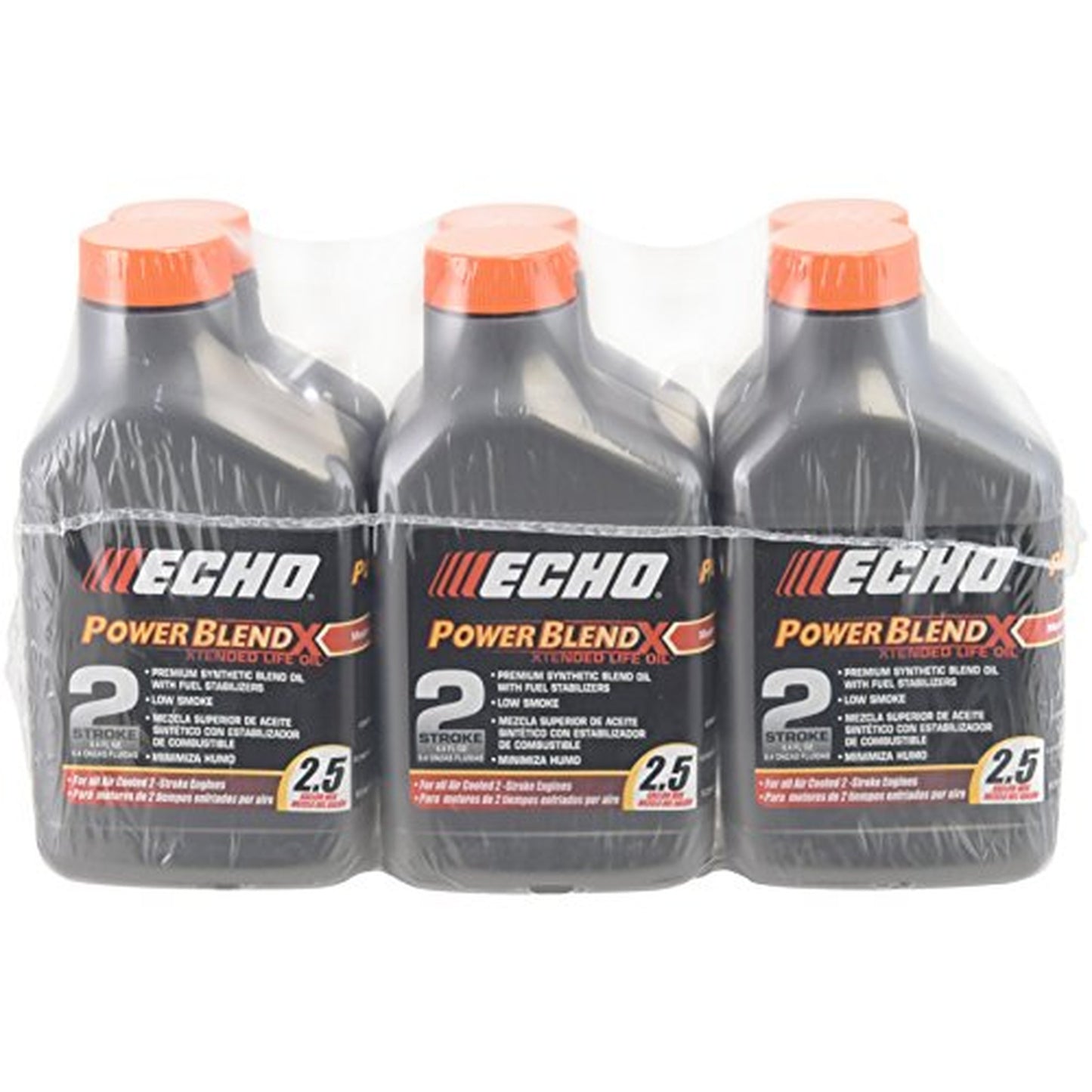 Power Blend Xtended 2-Stroke Oil Mix 50:1 for 2.5 Gallon 6 Pack