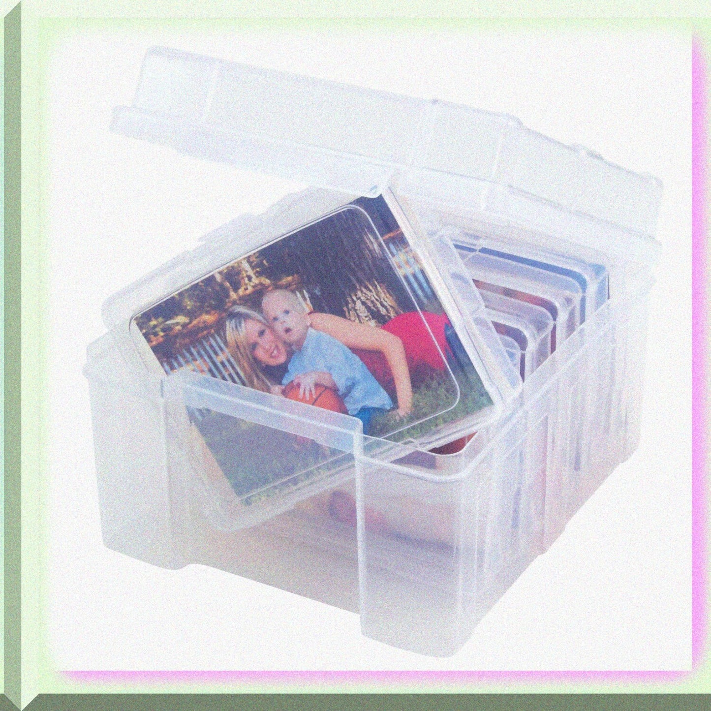 Photo Keeper Clear Storage Case 5.25"x8"x7.5"