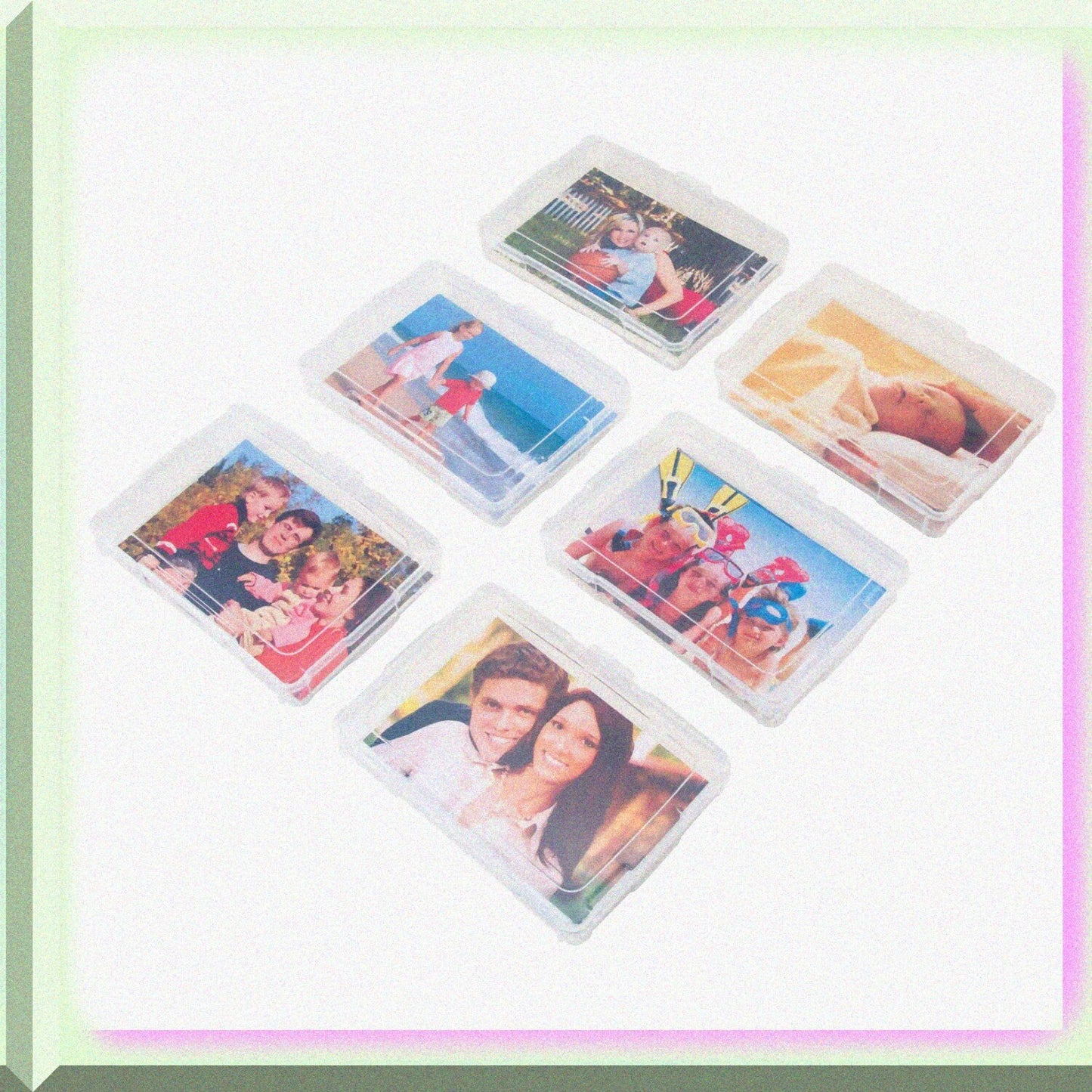 Photo Keeper Clear Storage Case 5.25"x8"x7.5"