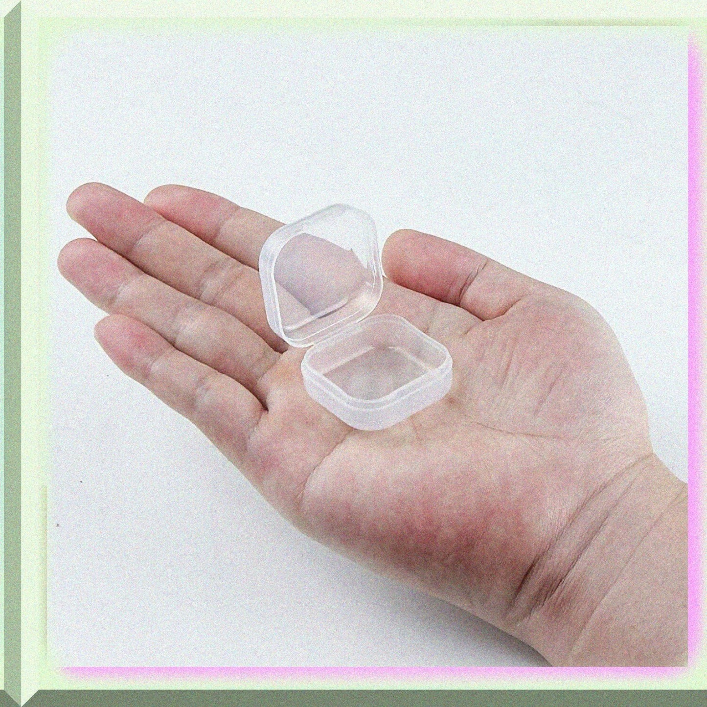 24 Pack Small Clear Plastic Storage Containers with Lids