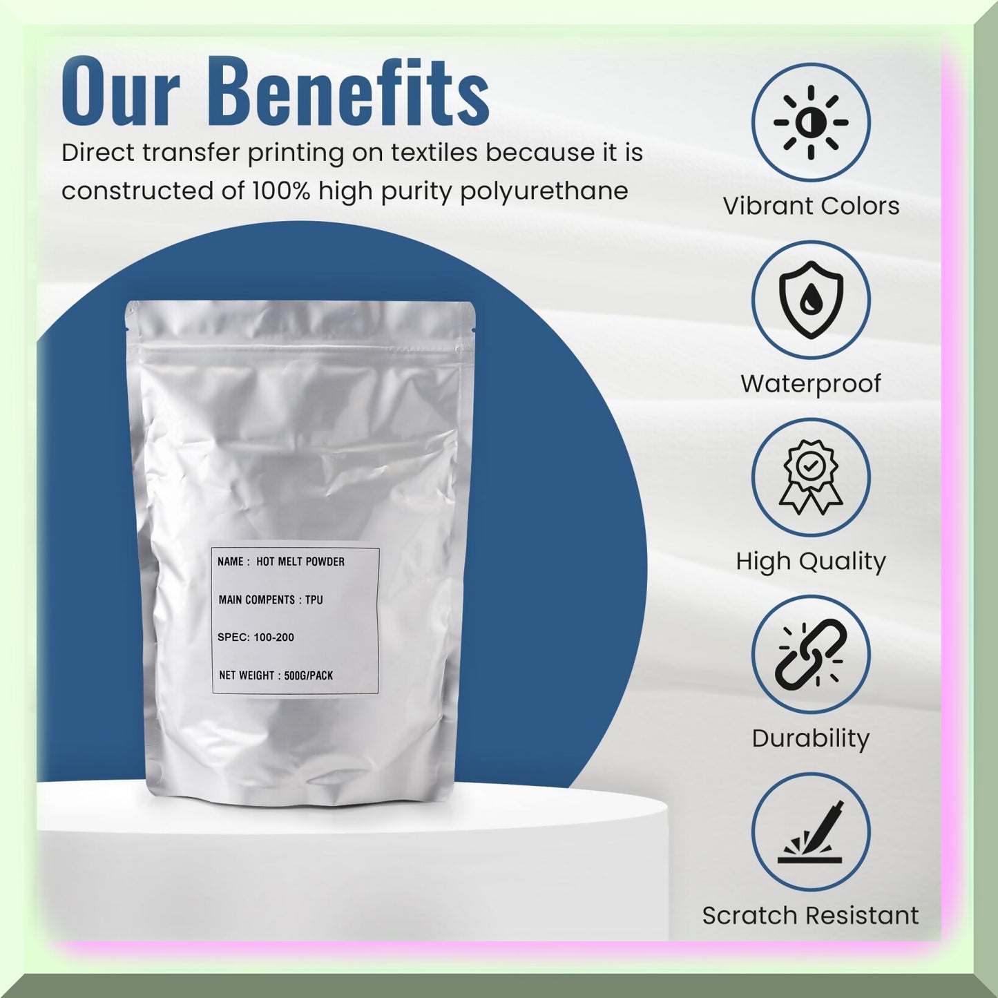 FilmFuse Powder 17.6 oz DTF Adhesive