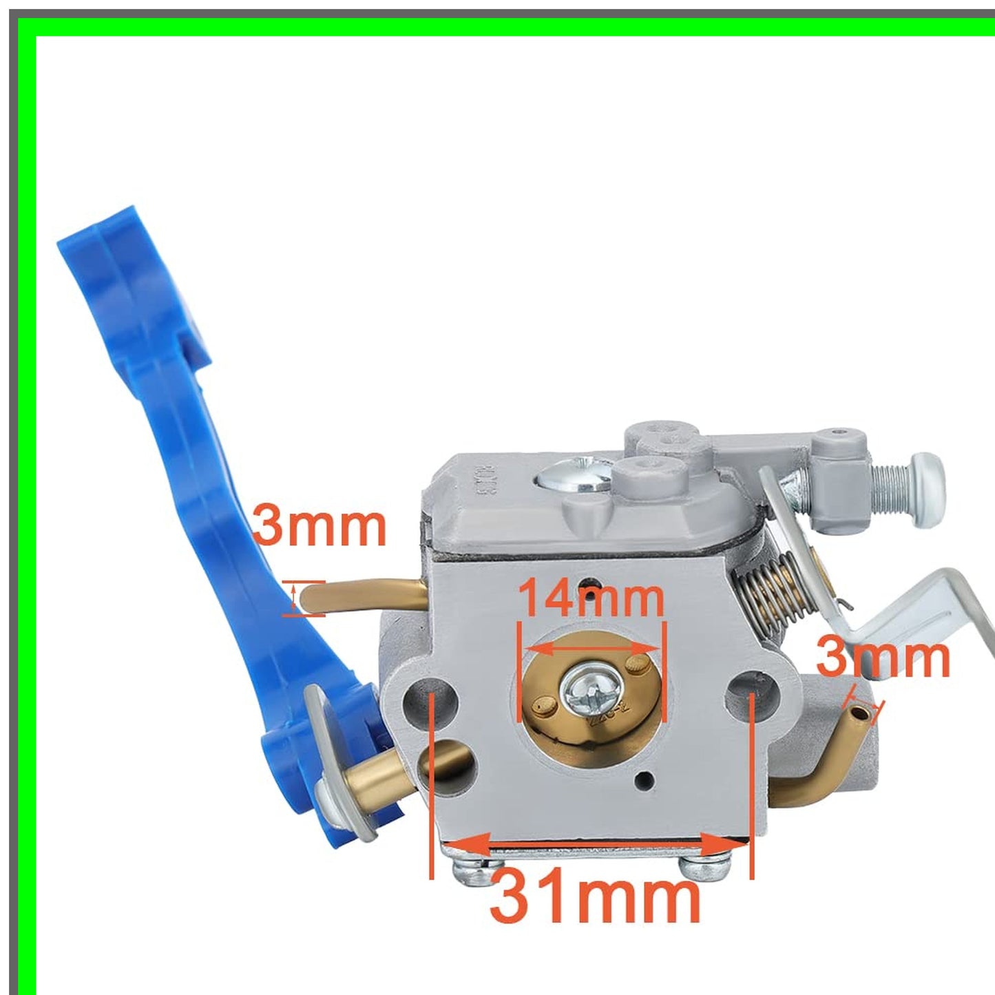 High-Performance Carburetor for Husqvarna 125B 125BVX Leaf Blower Replacement