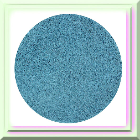 Micro Collection Bath Mat 30" Round Teal