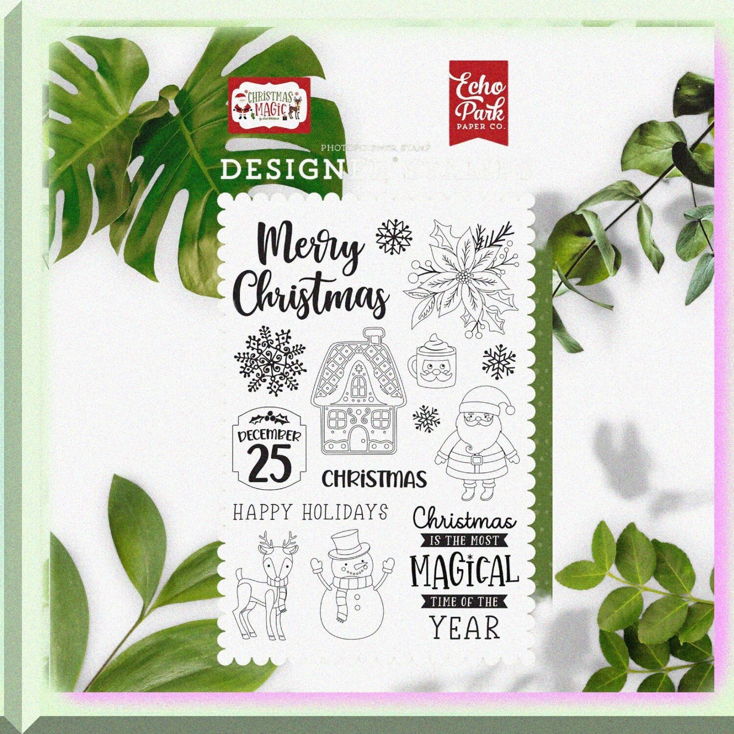 Magical Set Stamp Acrylic Clear Craft Stamp Set