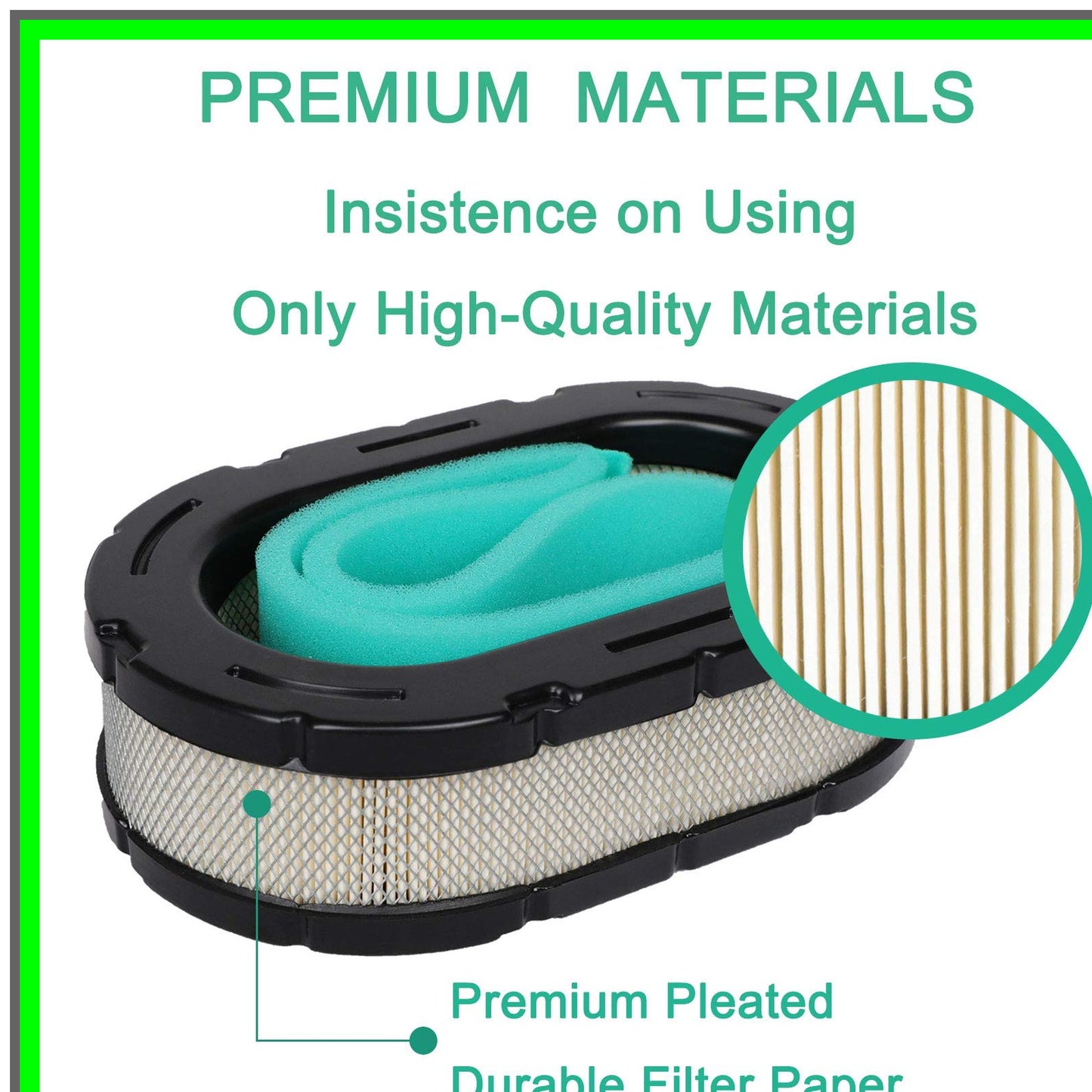 Dual Pack Air Filter Replacement for Cub Cadet KT Series Lawn Mowers