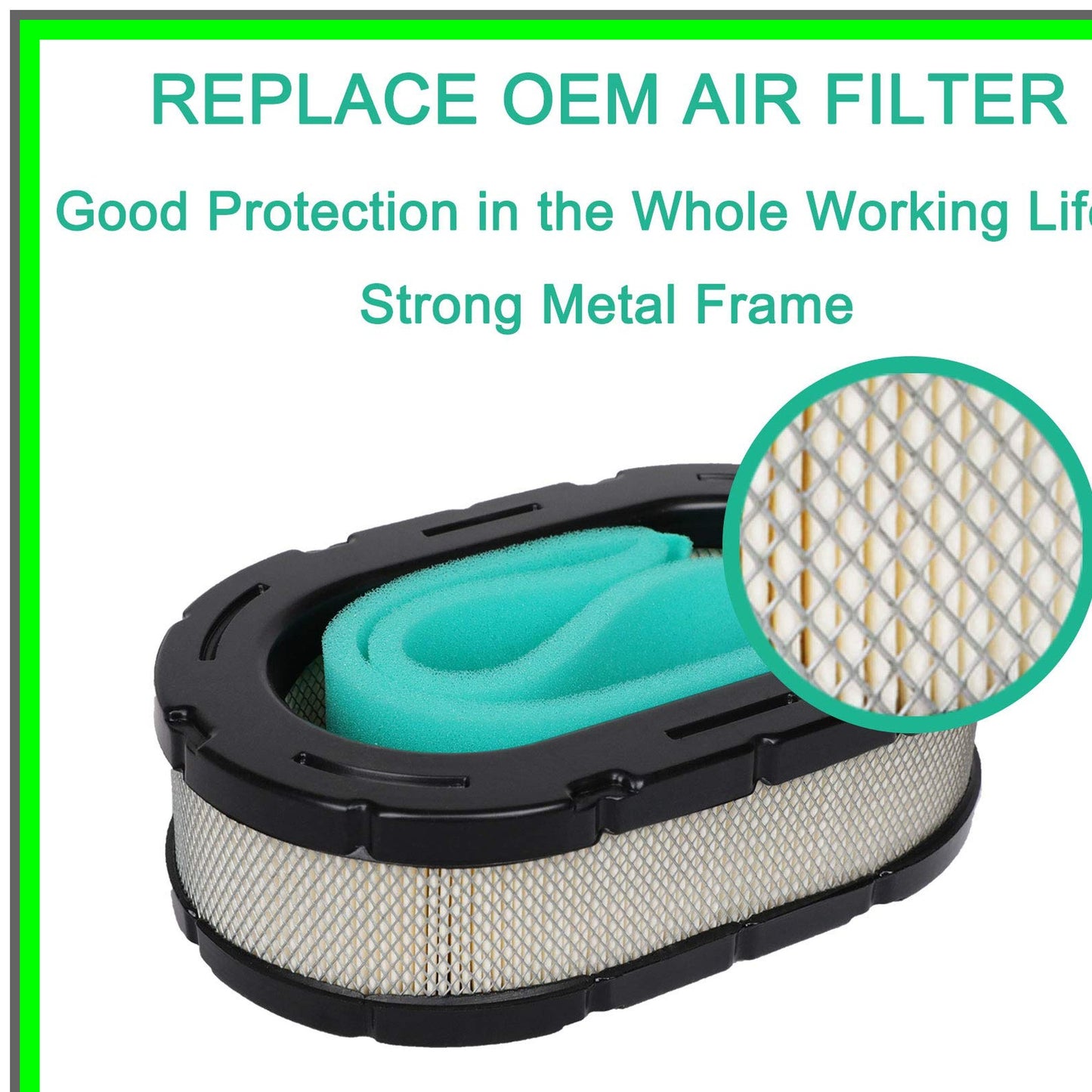 Dual Pack Air Filter Replacement for Cub Cadet KT Series Lawn Mowers