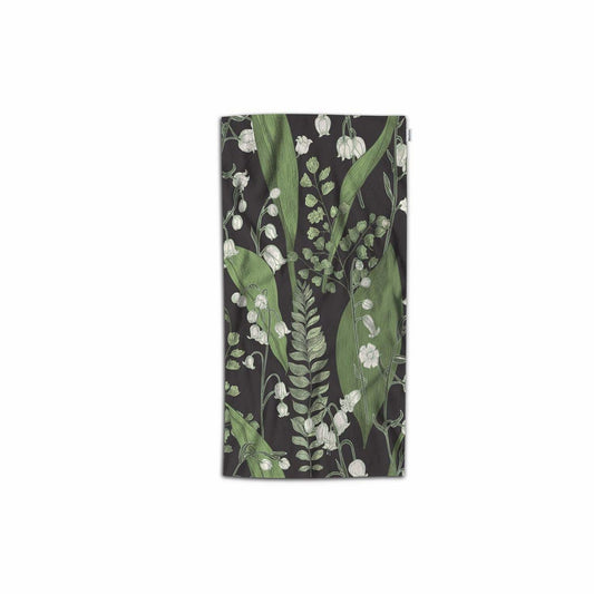 Lily Hand Towels 30Lx15W Inch Valley Fern Floral