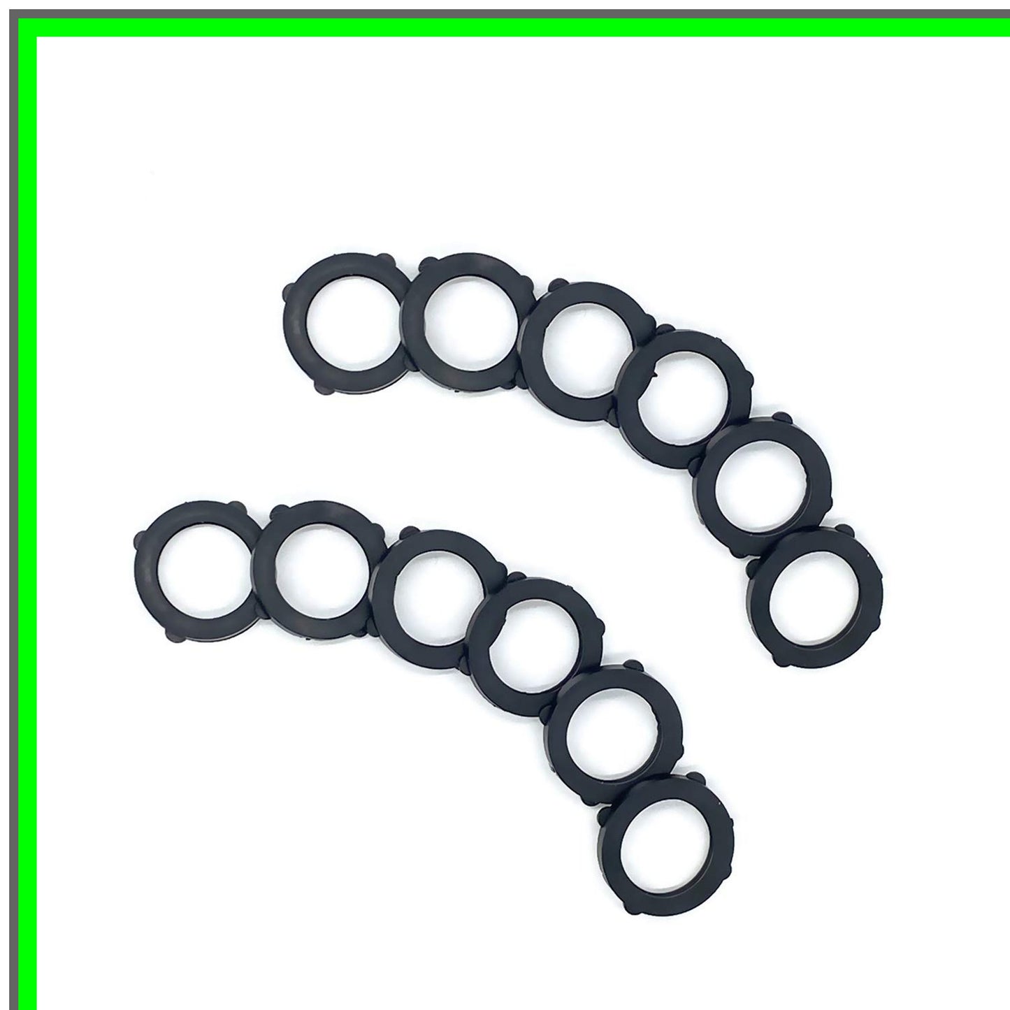 Durable 50 Pcs Black Rubber Washers for Standard Garden Hoses and Faucets