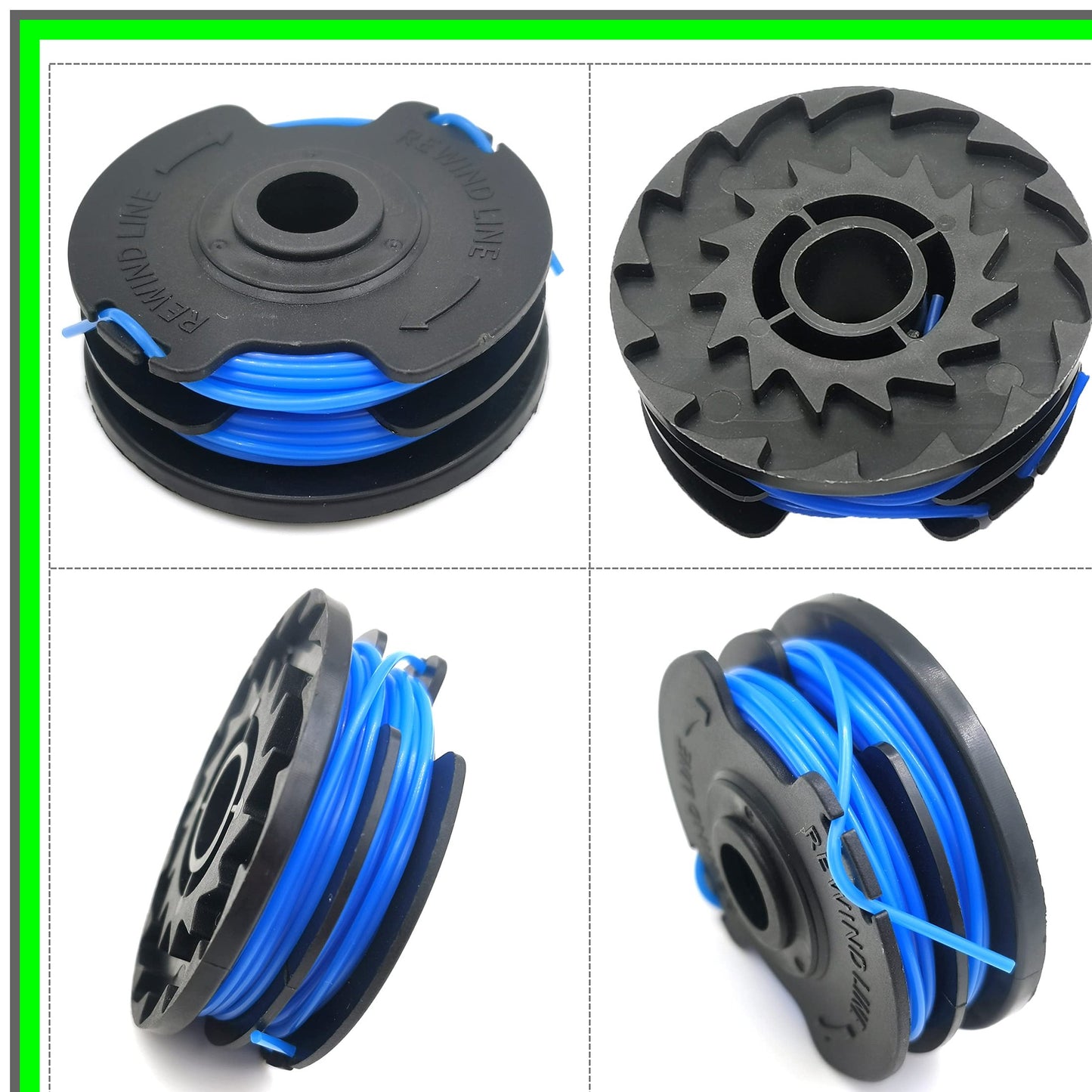 Autofeed Replacement Line and Spool for Homelite String Trimmers 6 Pack