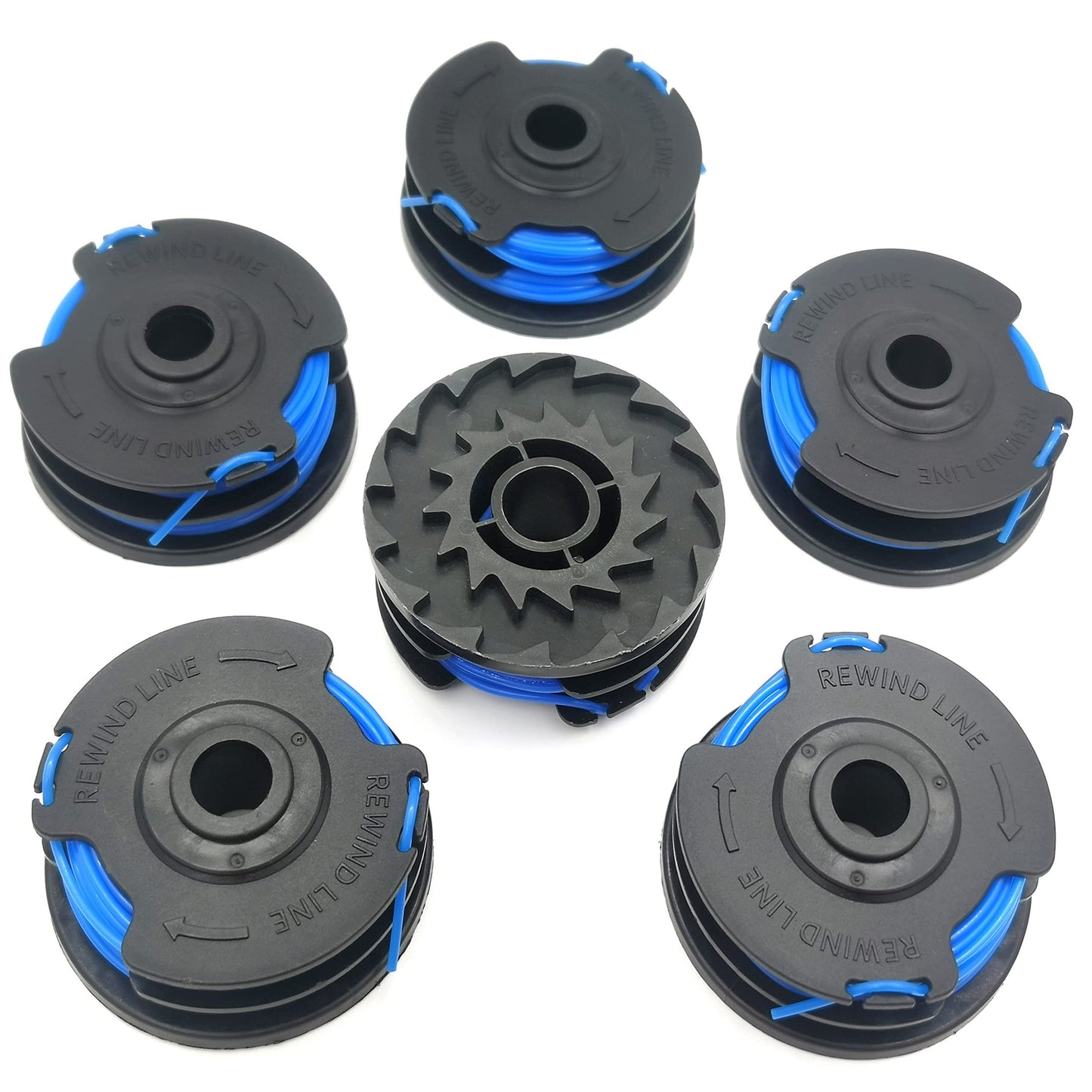 Autofeed Replacement Line and Spool for Homelite String Trimmers 6 Pack