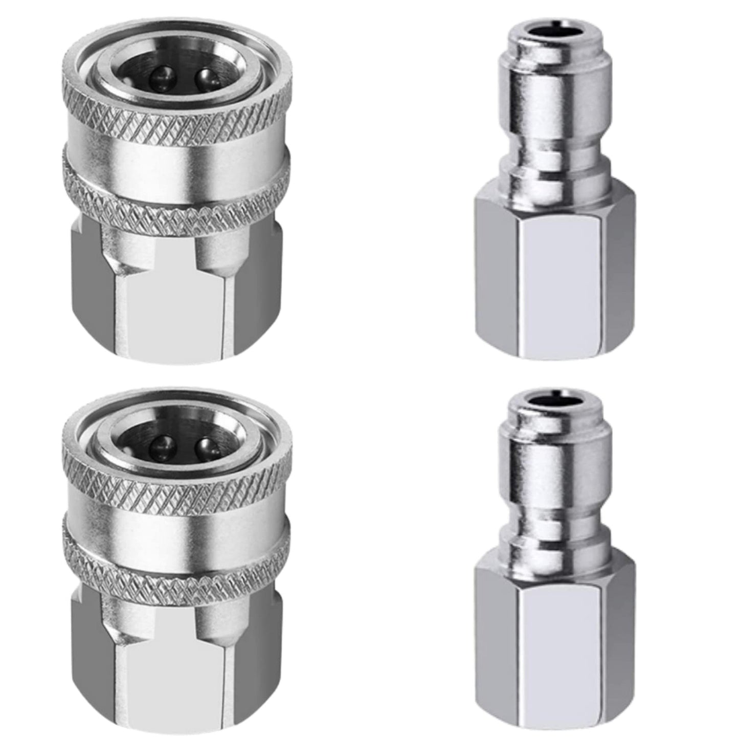 Stainless Steel Quick Disconnect Kit for 3/8 Inch Pressure Washers