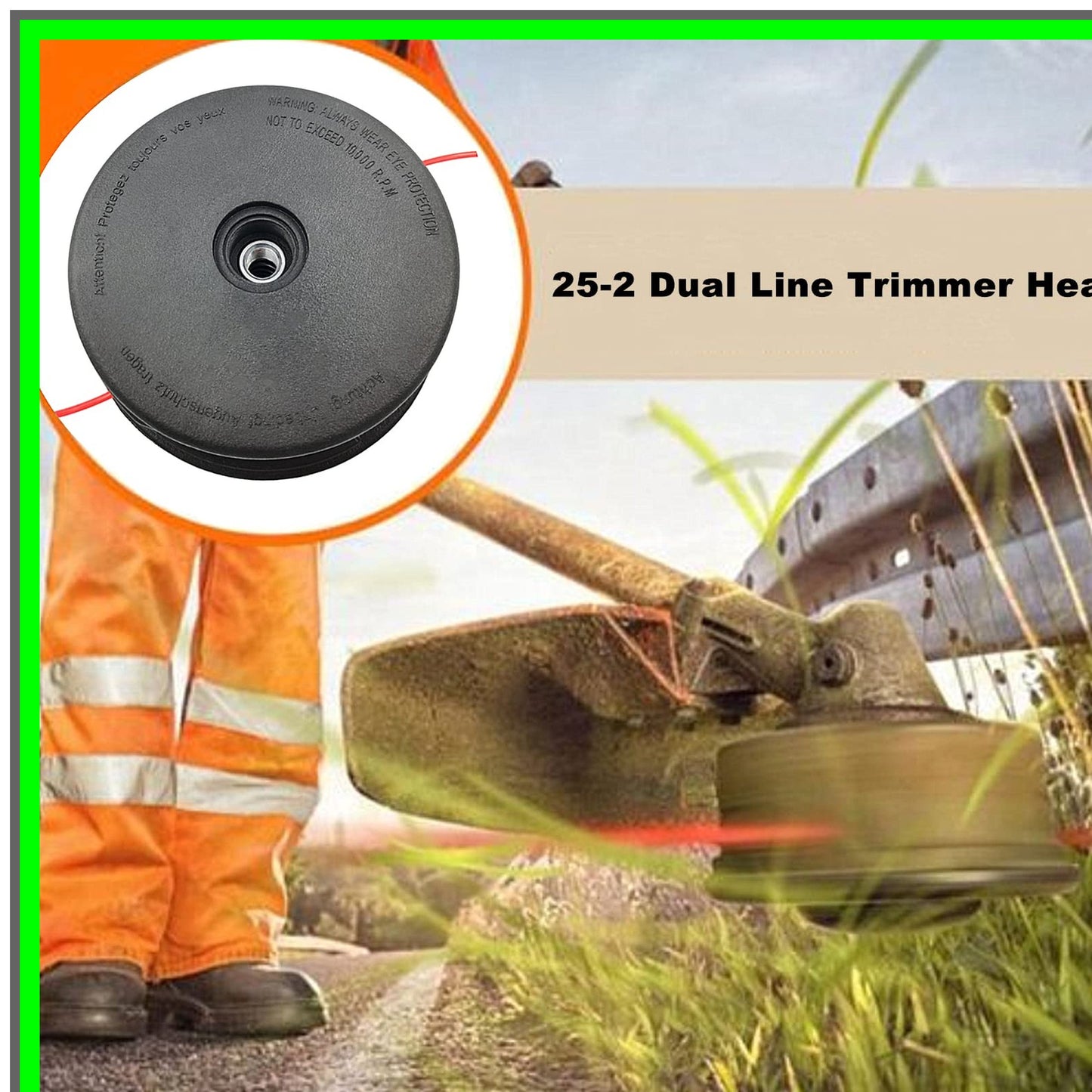 Efficient 25-2 Trimmer Head for Stihl FS Series Brushcutters