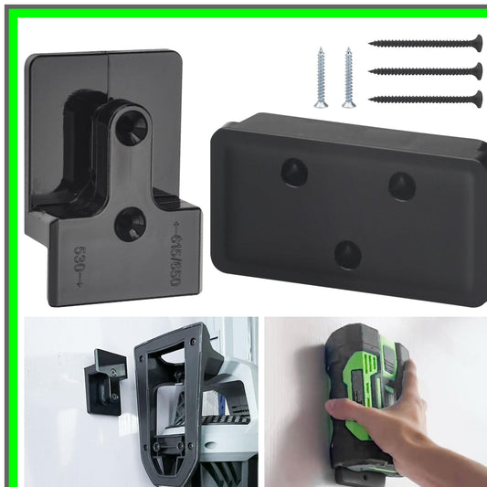 EGO Leaf Blower Wall Mount with Battery Holders and Installation Kit