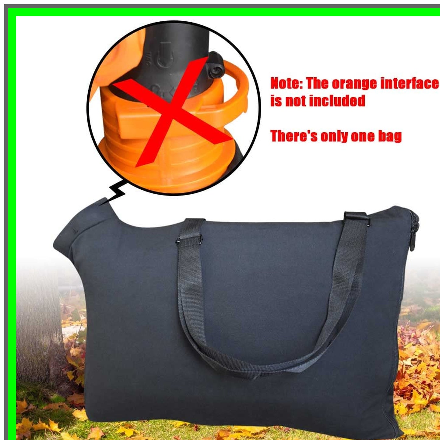 Trivac Collection Bag for Worx Blower Mulcher Yard Vacuum Replacement