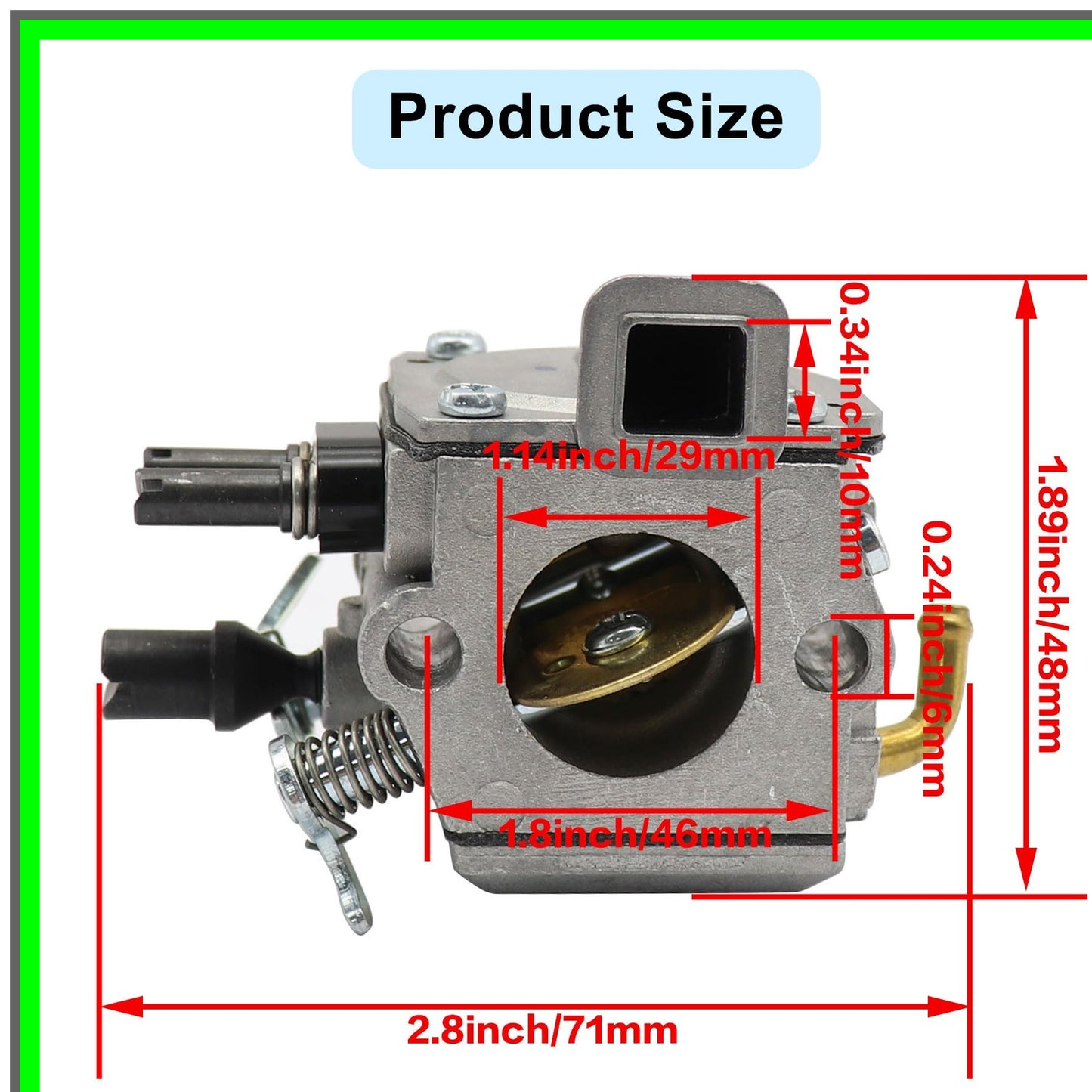 Chainsaw Carburetor Air Filter Tune-Up Kit for Stihl MS340 MS360 Parts