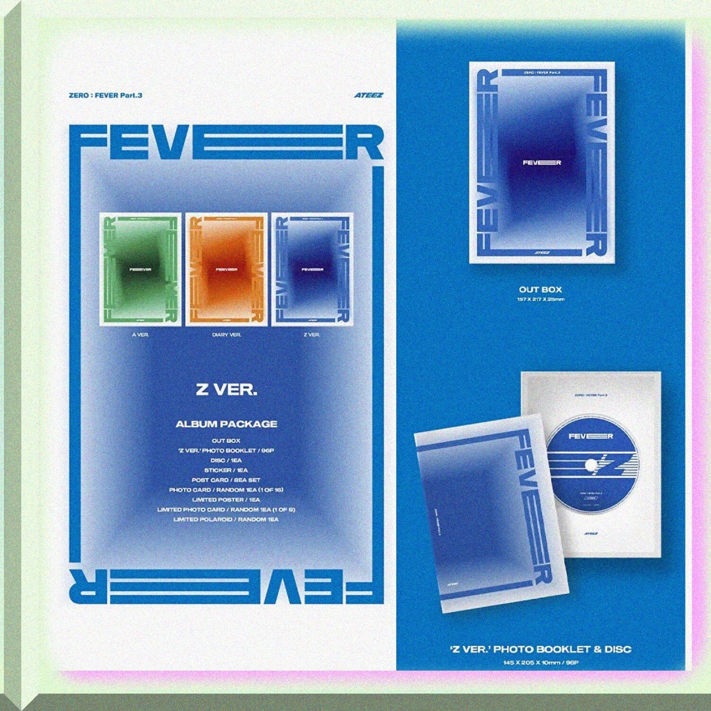 Zero:Fever Part 3 Mini Album Vol.6 with Poster