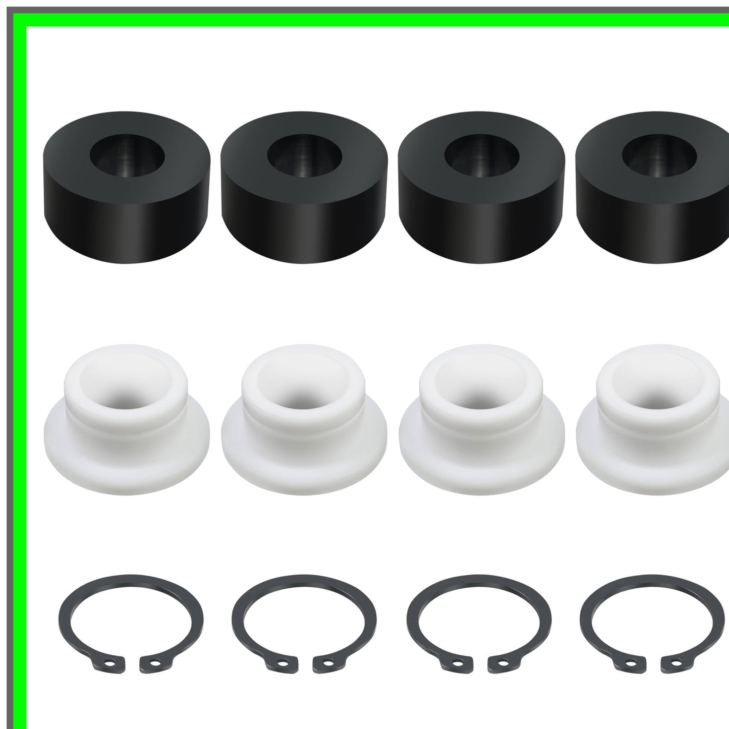 Walker Mower Deck Tune Up Kit with Bushings and Snap Rings
