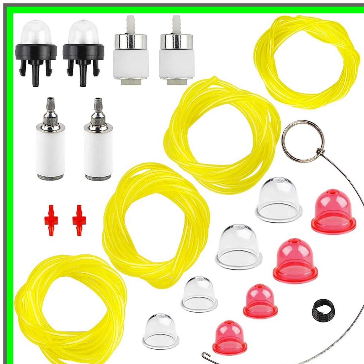 Fuel Line Primer Bulb and Filter Kit for 2 Cycle Small Engine Tools
