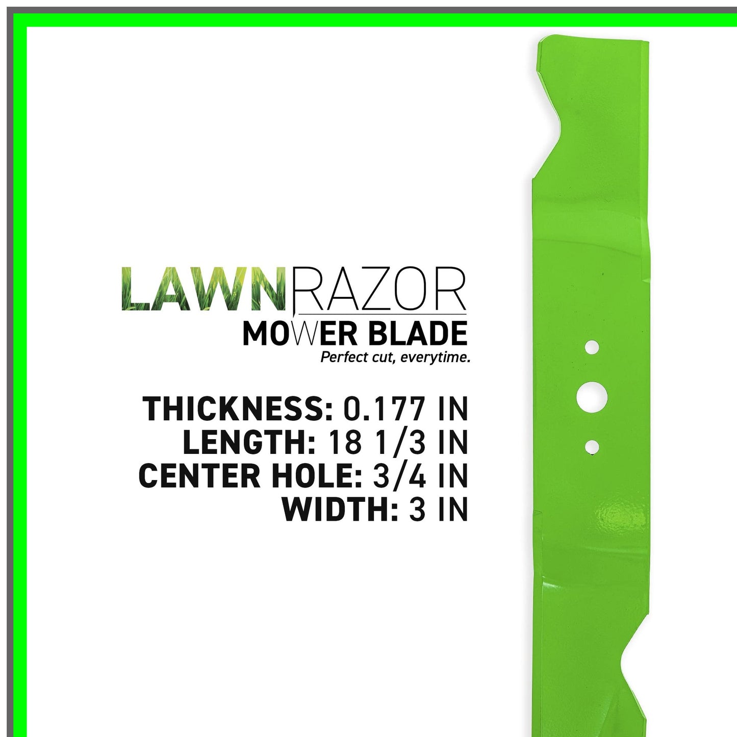 Cub Cadet 54 Inch Deck Blade Set for GT1554 GT2554 Mulching 3 Pack