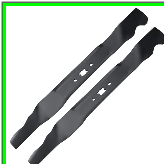21 Inch Mulching Blades for Troy Bilt Cub Cadet Mowers - 2 Pack Replacement