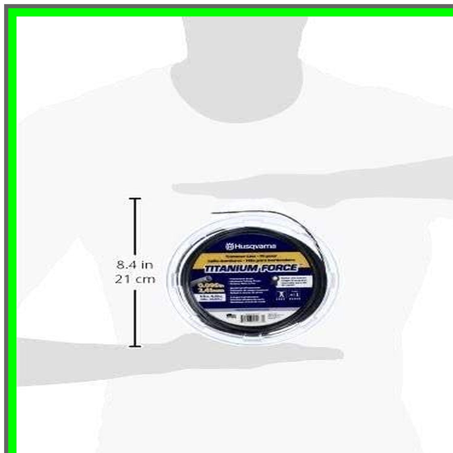 Titanium Force Trimmer Line 0.095 Inch 2-Pack for Efficient Lawn Care