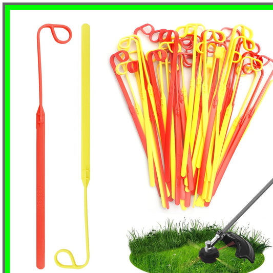 Durable 60 Pack Flexible Trimmer Blades for Efficient Lawn Care