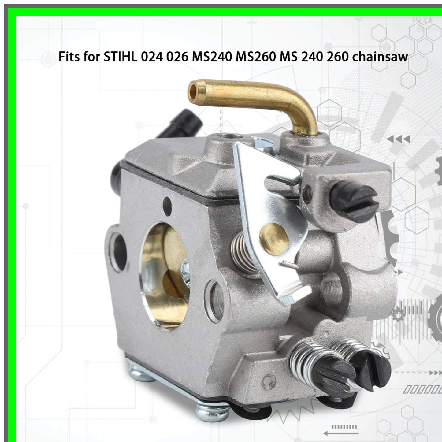 Stihl Chainsaw Carburetor Tune-Up Kit with Air Filter and Fuel Line