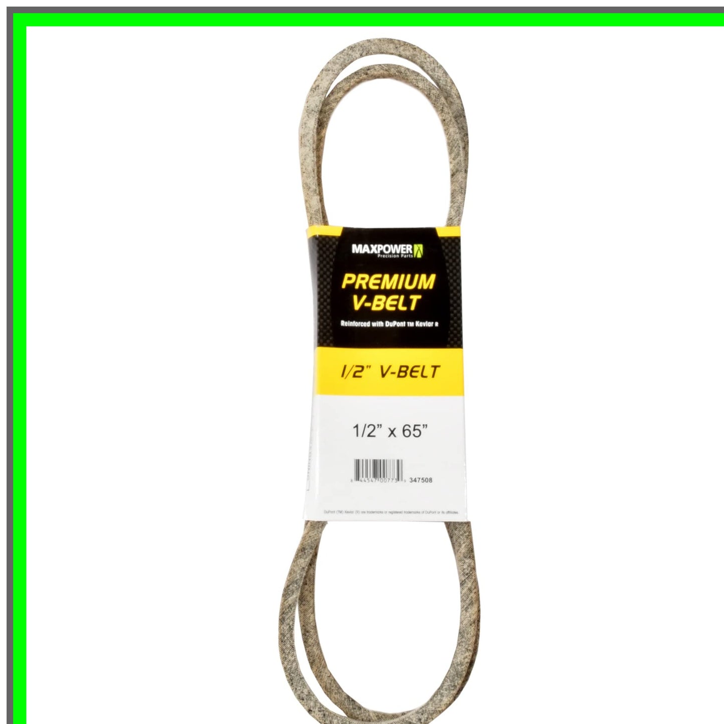 Kevlar Reinforced Heavy-Duty 1/2" x 65" Durable Belt for Tough Tasks