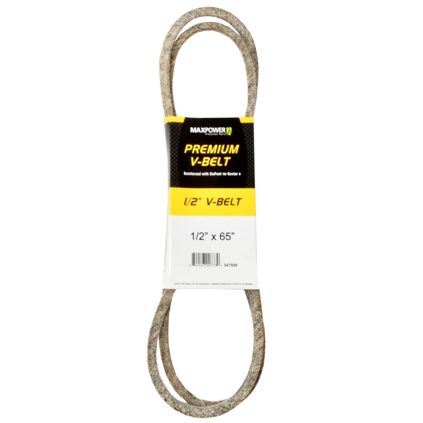 Kevlar Reinforced Heavy-Duty 1/2" x 65" Durable Belt for Tough Tasks
