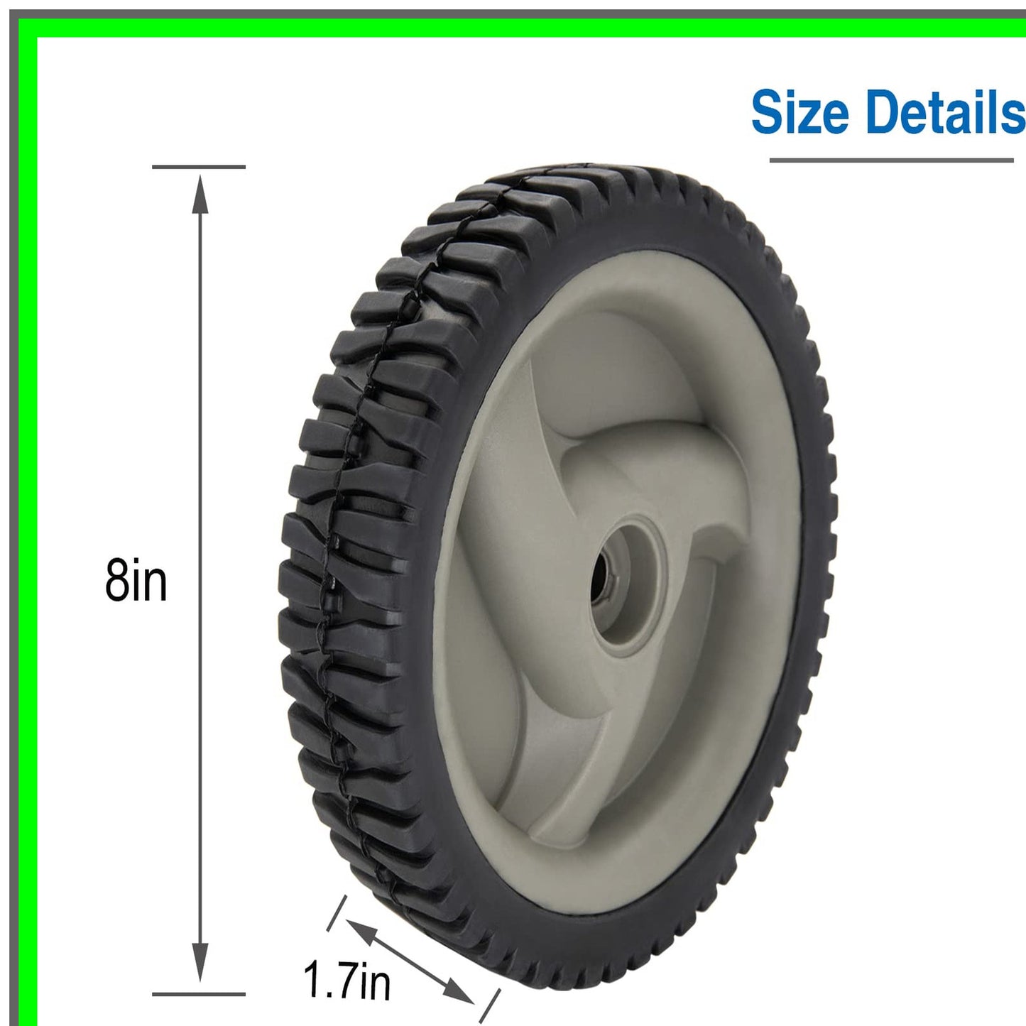 Husqvarna Compatible Front Drive Wheels for Self-Propelled Lawn Mowers 2PCS