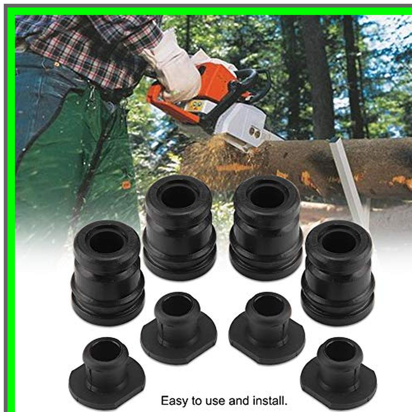 STIHL Chainsaw Handle AV Buffer Plug Cap Mount Replacement Set