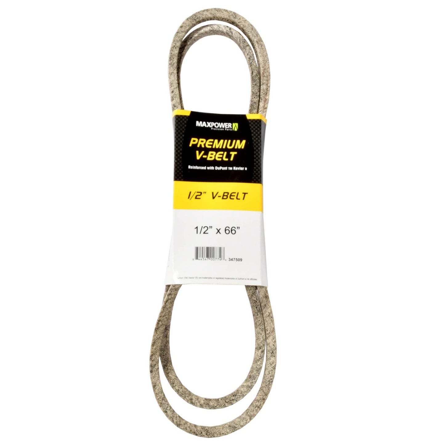 Kevlar Reinforced Heavy-Duty 1/2" x 66" Durable Belt for Tough Applications