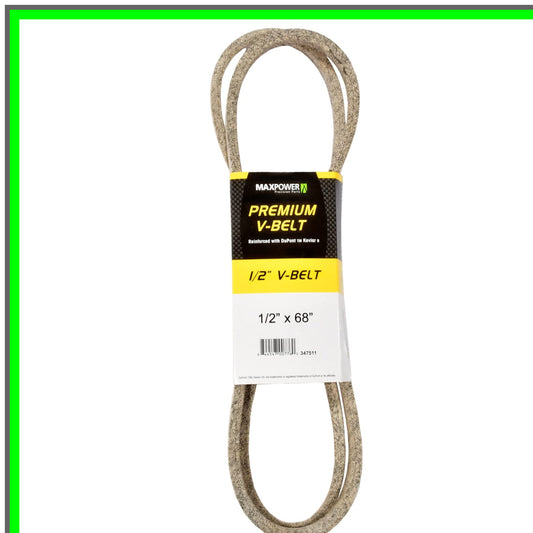 Kevlar Reinforced Heavy-Duty 1/2" x 68" Durable Belt for Tough Tasks