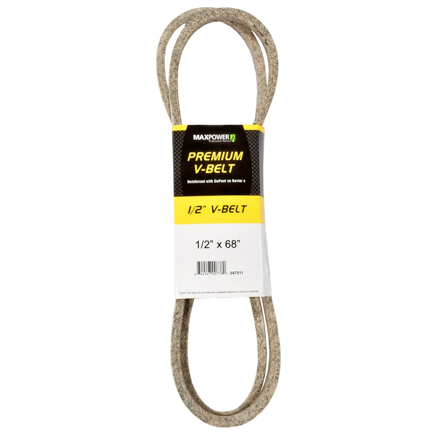 Kevlar Reinforced Heavy-Duty 1/2" x 68" Durable Belt for Tough Tasks