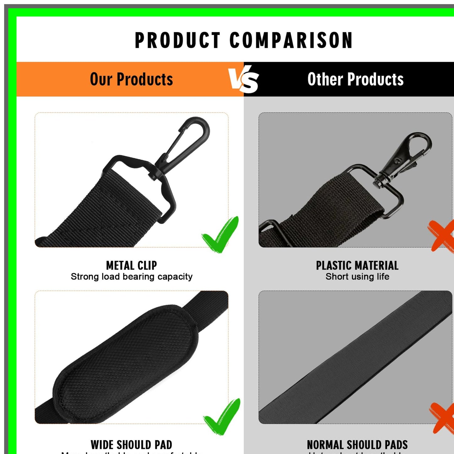 Adjustable Trimmer Shoulder Strap for Easy Release Brush Cutter Harness