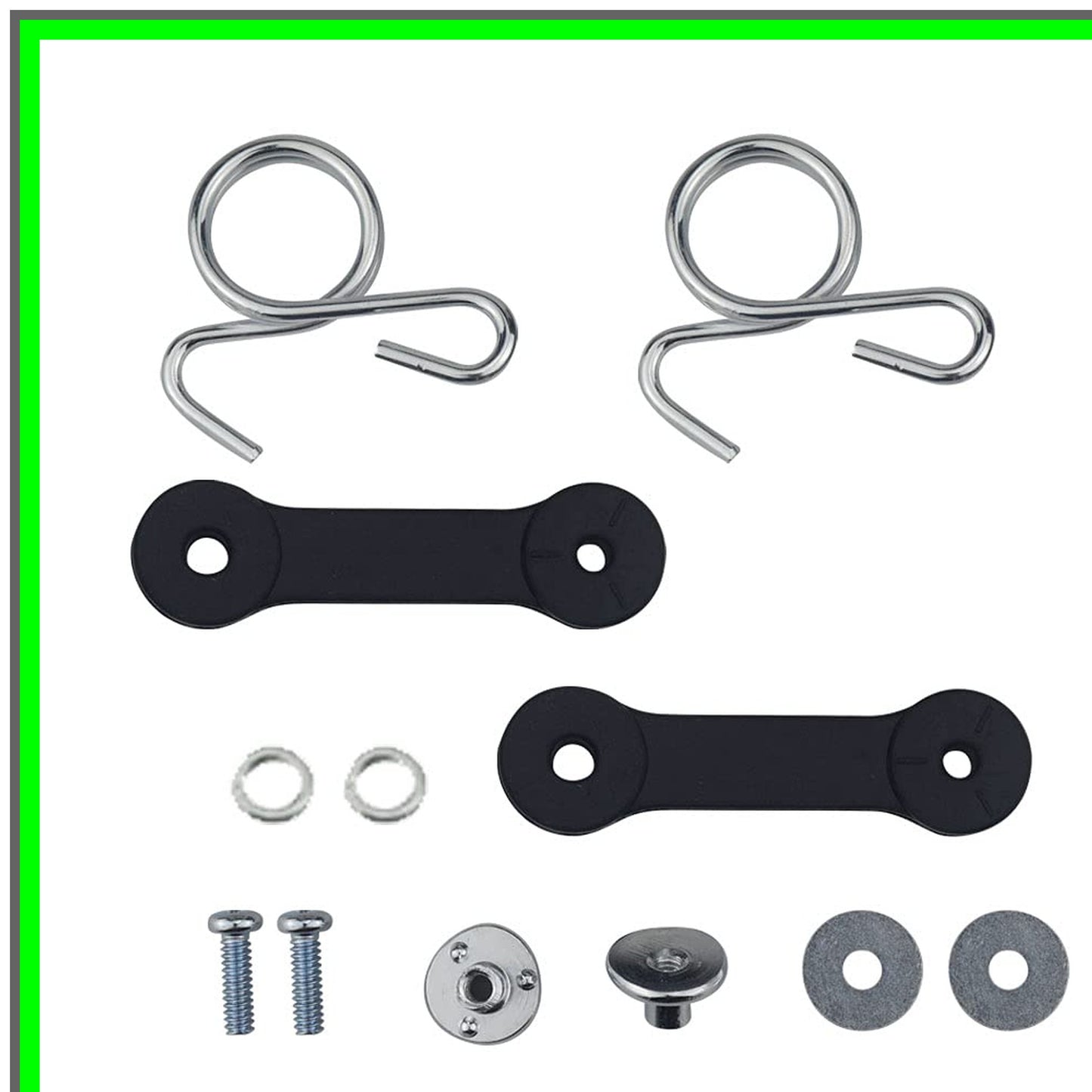 Bagger Latch Straps and Hardware for Husqvarna 532160793 Compatibility