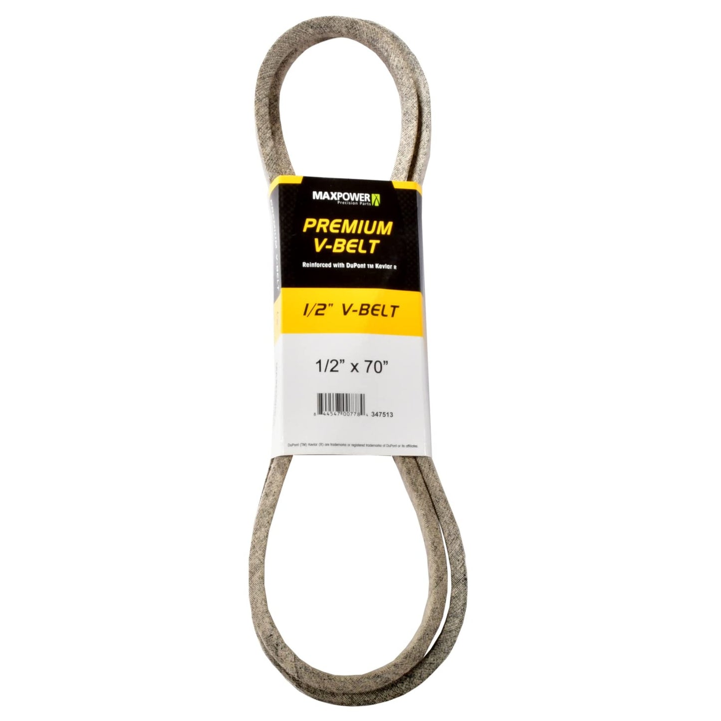 Kevlar Reinforced Heavy-Duty 1/2" x 70" Durable Belt for Tough Tasks