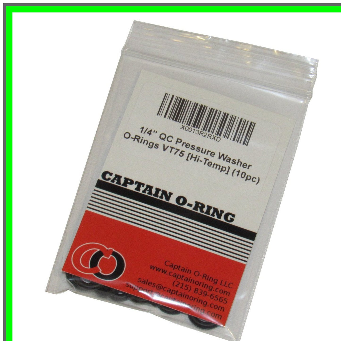 High-Temperature Viton O-Rings for 1/4" Quick Coupler Pressure Washers