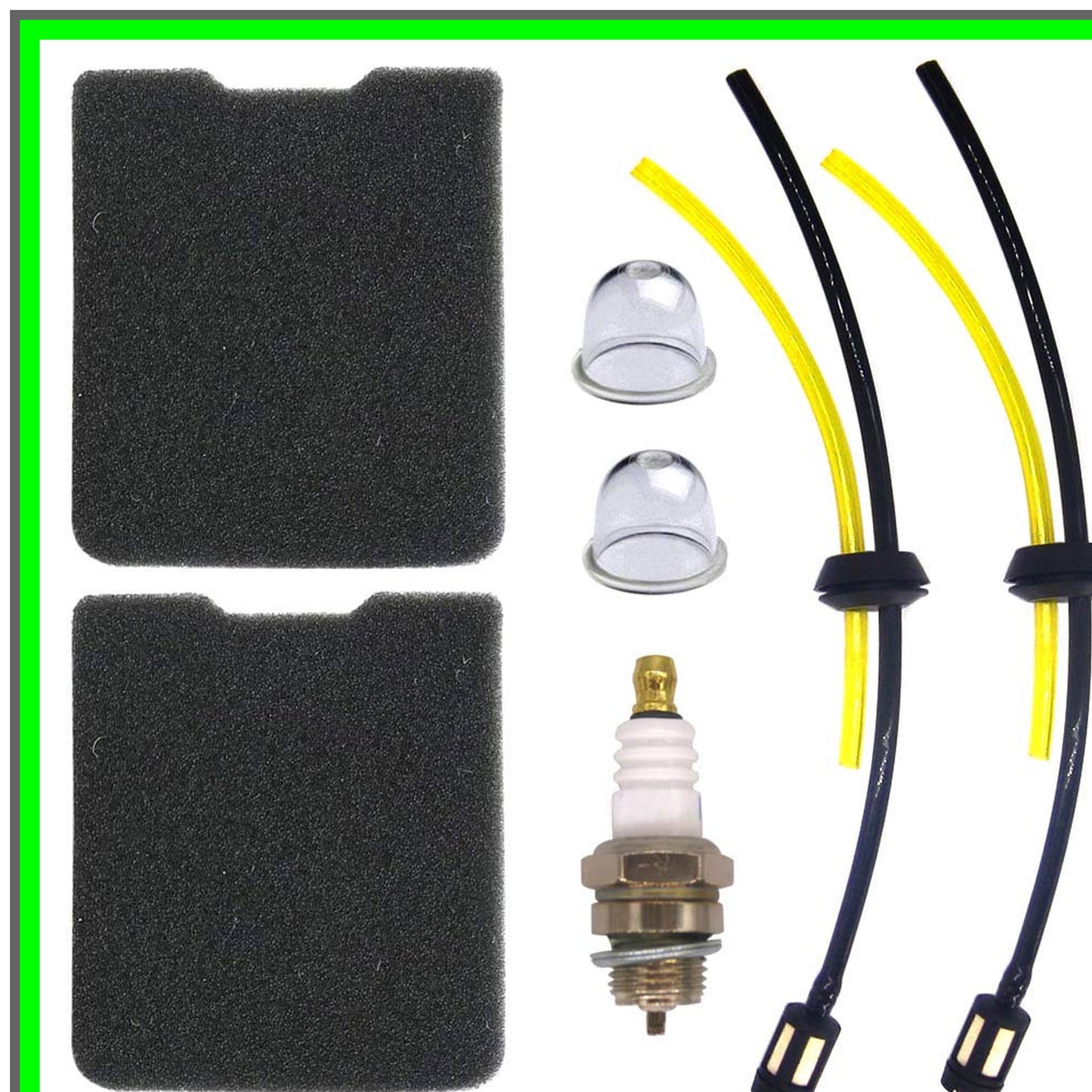 Air Filter and Fuel Line Kit with Primer Bulb for Husqvarna Leaf Blowers