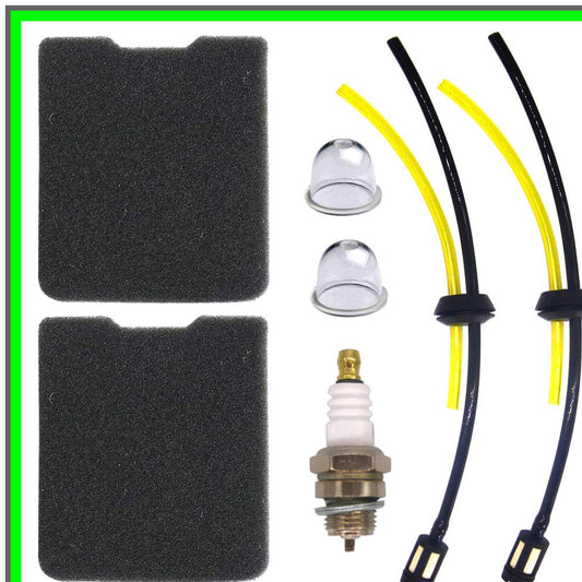 Air Filter and Fuel Line Kit with Primer Bulb for Husqvarna Leaf Blowers