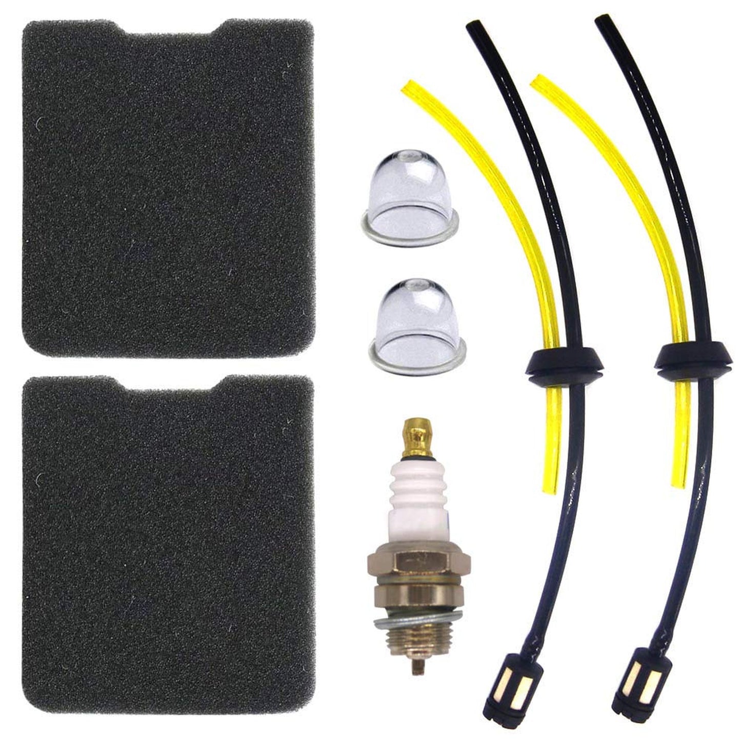 Air Filter and Fuel Line Kit with Primer Bulb for Husqvarna Leaf Blowers
