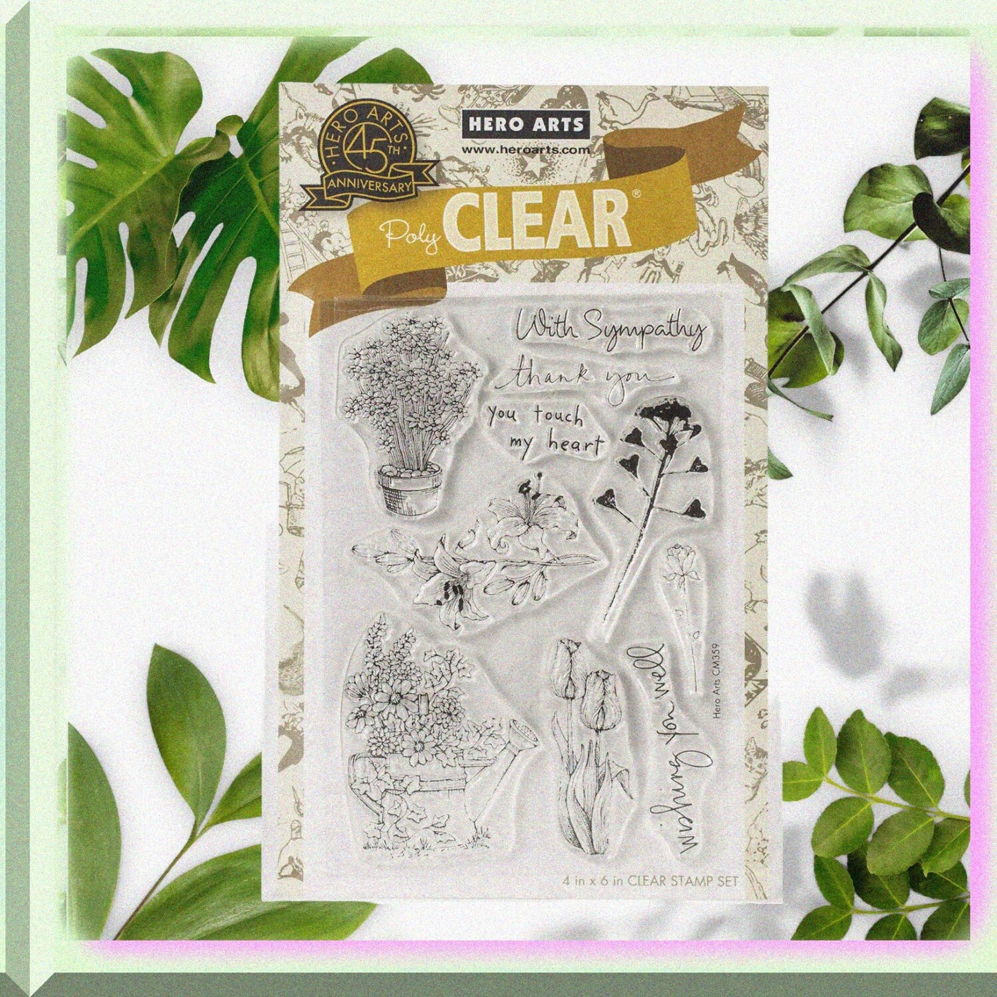 Clear Stamps Flowers 4x6 inch Set